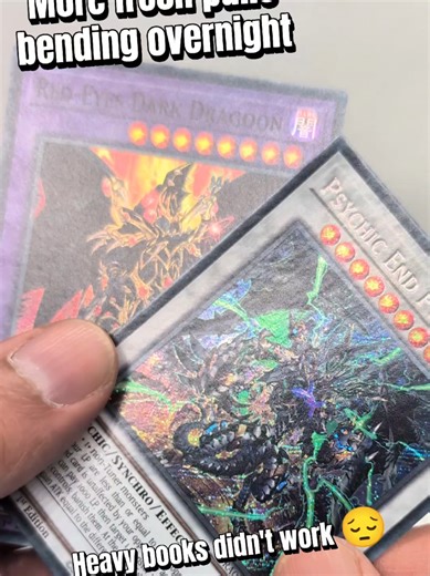 Yu-Gi-Oh cards bending #yugiohcard #yugiohduelmonsters #yugiohfan #yugiohcommunity #help