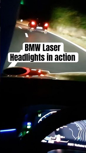 BMW G31 5 Series Laser Headlights Test