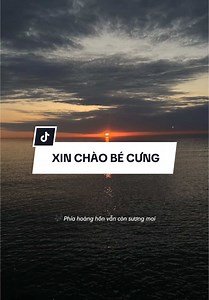 Mẫu Xin Chào Bé Cưng Siêu Dễ Thương