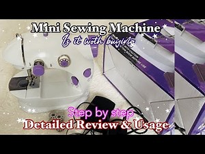 How to use Mini Sewing Machine| Is It Worth Buying?| | #minisewingmachine #use #review #stitching