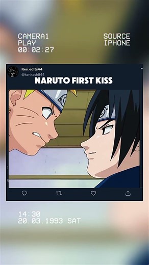 Naruto first kiss /😂