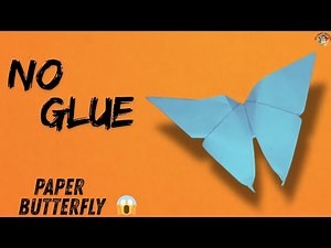 🦋 DIY Paper Butterfly | Easy Butterfly Craft Step by Step | origami | BTS Craft Creation