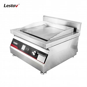 [Hot Item] Tabletop Commercial Induction Griddle with 8 Gear Temperature Control for Restaurant