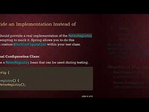 How to Wire Up Micrometer with @ WebMvcTest in Spring Boot