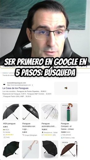 Ser primero en Google en 5 pasos: búsqueda