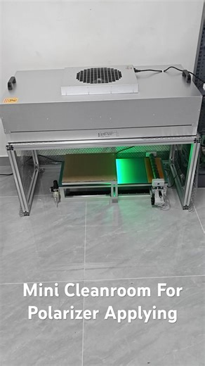 Mini Cleanroom FFU Fan Filter For Laptop Screen LCD Polarizer Film Replacement / LCD Refurbish Fix