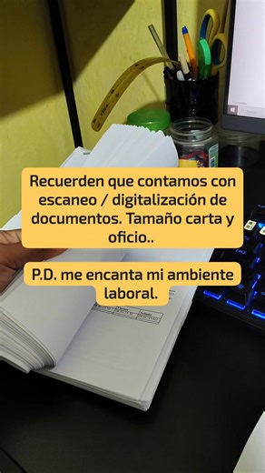 1.4K views | Contamos con escaneo de documentos en grandes cantidades. Tamaño carta y oficio. En formatos pdf. Png. Jpeg. | Soluciones y Servicios Informáticos | Facebook