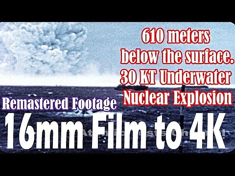 Large Scale Underwater Nuclear Blast 30 Kilotons 1955