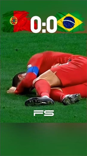 The Day Portugal injury 🤯 Ronaldo Showed Brazil | Portugal vs Brazil | friendly match #football #cr7