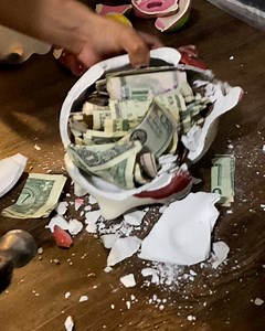 24M views · 202K reactions | This girl broke her piggy banks after 2 years of saving!  | Lessons Learned In Life | Facebook