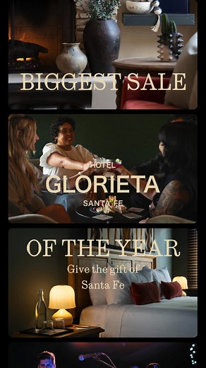 Give the gift of Santa Fe. Receive up to 30% off your stay and a $25 food and beverage credit to use during your stay! Book now through 12.3.25 to receive our best offer of the year! * blackout dates apply | Hotel Glorieta Santa Fe | Facebook