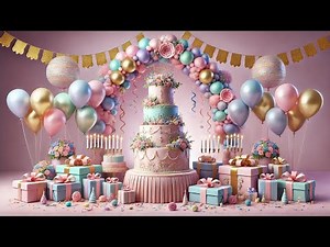 Happy Birthday Cake Explosion | Colorful Confetti & Celebration Vibes