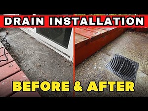 🛠️ Installing a Drain Under a Deck: Say Goodbye to Standing Water! 🚿