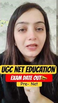 UGC NET Exam Schedule 2025 Out | UGC NET Education By Dr.Heena #ugcnet2025 #shorts #shortvideo