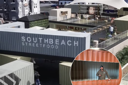 Major progress on South Shore street food project as containers are converted