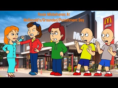 Rosie Misbehaves At McDonald's/Grounded/Punishment Day