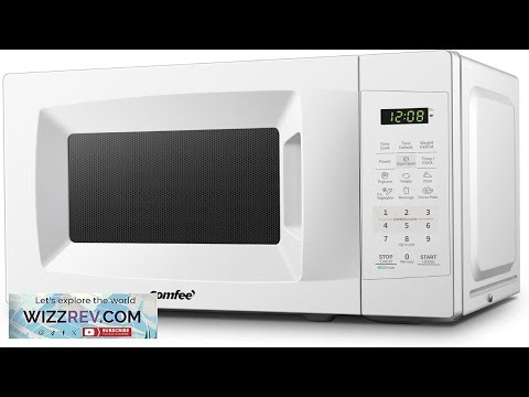 COMFEE' EM720CPL PM Countertop Microwave Oven with Sound On Off ECO Mode and Easy