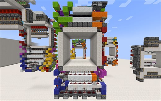 【Minecraft】7x7活塞门去实体（1540b）