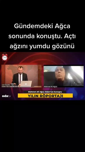 OdaTV'ye konuşan Mehmet Ali Ağca: 🔹Kemal Kılıçdaroğlu'nu iyi bir insan olarak görüyorum. Adam milyar dolar çalmamış, kimseye kötülük yapmamış. Bırakın seçilirse de seçilsin. 🔹İnsanları işkencelerle öldüren HÜDA-PAR 20-30 milletvekili alacak sen ne diyorsun! 🔹Cezaevinde oda arkadaşım, benimle benzer suçlardan yargılanan adam, bugün milyar dolar sahibi, Türk medyasının yarısının sahibi, emrinde yüzlerce gazeteci, ilahiyatçı, yazar var.