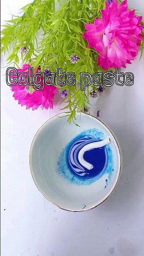 Slime Making With Colgate paste 💖 #easy#satisfying #slime #new