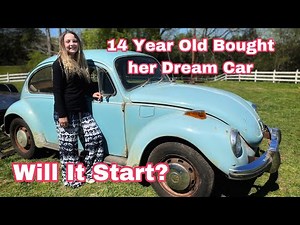 Parked 23 Years Will It Start Cheap 71 Volkswagen Beetle Survivor