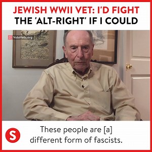 "I hated [fascism] in Germany. I hate it when it's here in the U.S. even more." This heroic WWII veteran shares his contempt for neo-Nazis––and Trump's hateful rhetoric: | Splinter