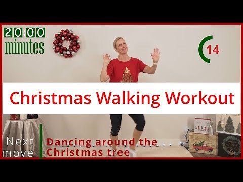 CHRISTMAS WALKING WORKOUT | Walk at Home