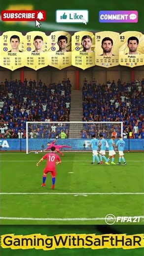 Pulisic Free Kicks Evolution From FIFA 20 To EA FC 25 #freekickgoals #christianpulisic #fc25