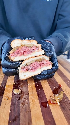 Who wants a smoked french dip? #grillinwithdad #recipe #sandwich #foodie #beef | Grilling with dad