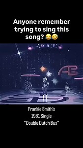 Dizzouble dizzutch! Basically the song starts off talking about riding the bus then turns into some pig latin jam about girls playing double dutch. It was the #1 single on the Billboard Best Selling Soul Charts (back in 1981). #rememberthis #80s #80spopculture #80smovies #doubledutch #doubledutchbus #80spopculture #80sfun #americanbandstand #frankiesmith | The Retro Retake