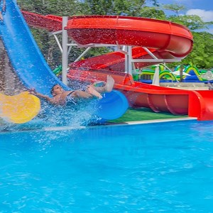 [Hot Item] Commercial Inground Swimming Pool Fiberglass Slide for Sale