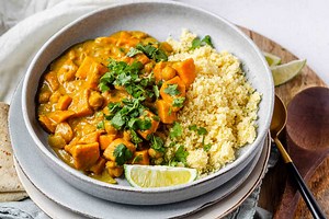 Easy Sweet Potato Chickpea Curry Recipe