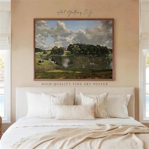 John Constable Wivenhoe Park Essex 1816 | English Romanticism Art Print | Pastoral Countryside Bedroom Wall Decor - Etsy
