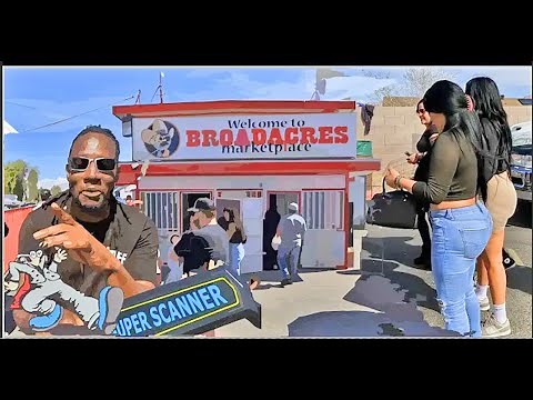 BIGGEST Flea Market Las Vegas 75-degree walk-around 2023, NICE DAY, 4K Broadacres Marketplace, food