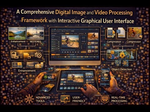 A Comprehensive Digital Image & Video Processing Framework with Interactive Graphical User Interface