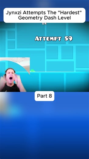 Jynxzi Faces the Hardest Geometry Dash Level