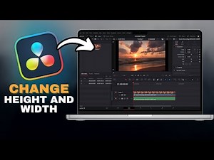 How To CHANGE Video HEIGHT And WIDTH In Davinci Resolve in SECONDS!