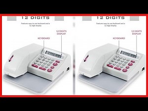 UBICON Checkwriter with Two Additional Ink Cartridges (RX200UBI), Red