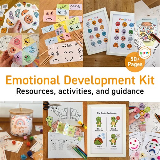 Emotions Activities for Kids Printable, Emotional Intelligence Kit Pdf Kids, Feelings Worksheets, SEL Resources for Home & Classroom - Etsy