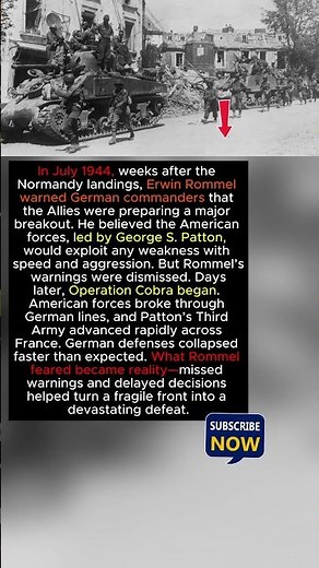 Rommel Saw It Coming… But No One Listened – Patton’s Breakout 1944