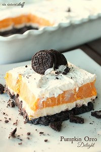 Pumpkin Oreo Delight Recipe - Six Sisters' Stuff