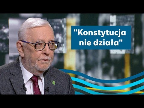 "Konstytucja nie działa". Gorzkie słowa byłego prezesa TK