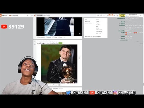 iShowSpeed Reacts to Reddit (deleted stream)