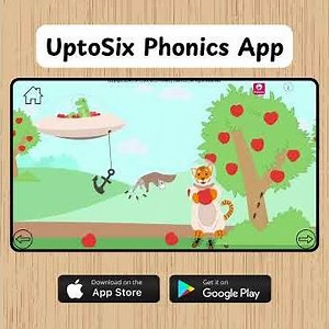 UptoSix Phonics App Blending Practice #phonics #english