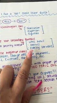 How I got a 700 + credit score #finance#credit #creditscore #creditrepair #viral #creditcard