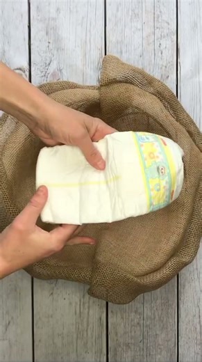 Put a diaper in your flower baskets... 😳