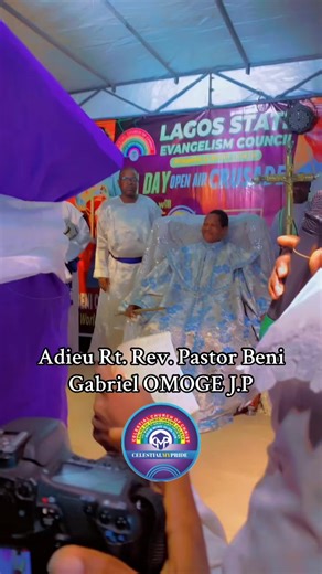 Adieu Rt. Rev. Pastor Beni Gabriel OMOGE J.P My Mentor in CCC. . Celestial Mypride #celestialmypride #cmp #celestialchurchofchrist #cccworldwide✨🌈 #celestial