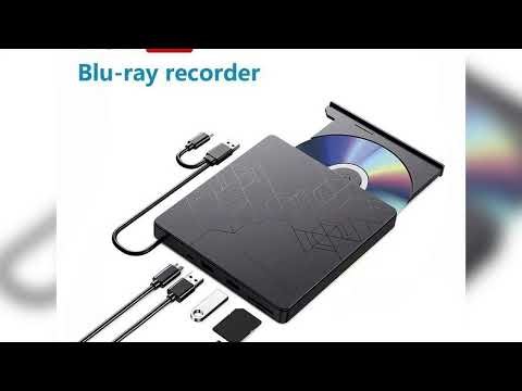 A must-have product! 5-in-1 External Blu-ray Drive?Portable BD-RW Optical Drives BD DVD CD Burner