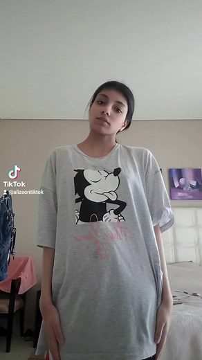 Clothing Transformation in Bedroom Setting