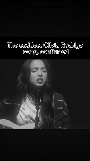 The Saddest Olivia Rodrigo Song? 💔 #shorts #music #oliviarodrigo